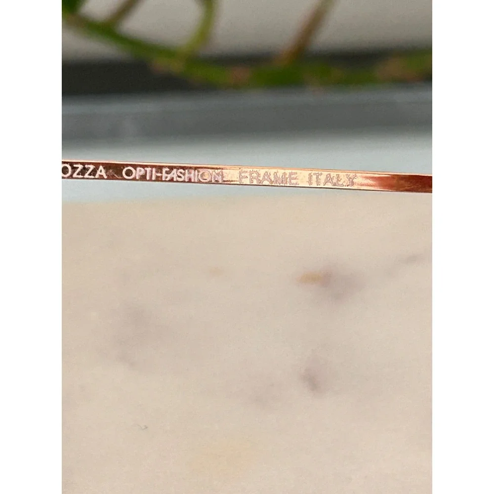 Fratelli Lozza Bristol Tortoise Gold Round Eyeglasses Frames Italy 53-20 140
